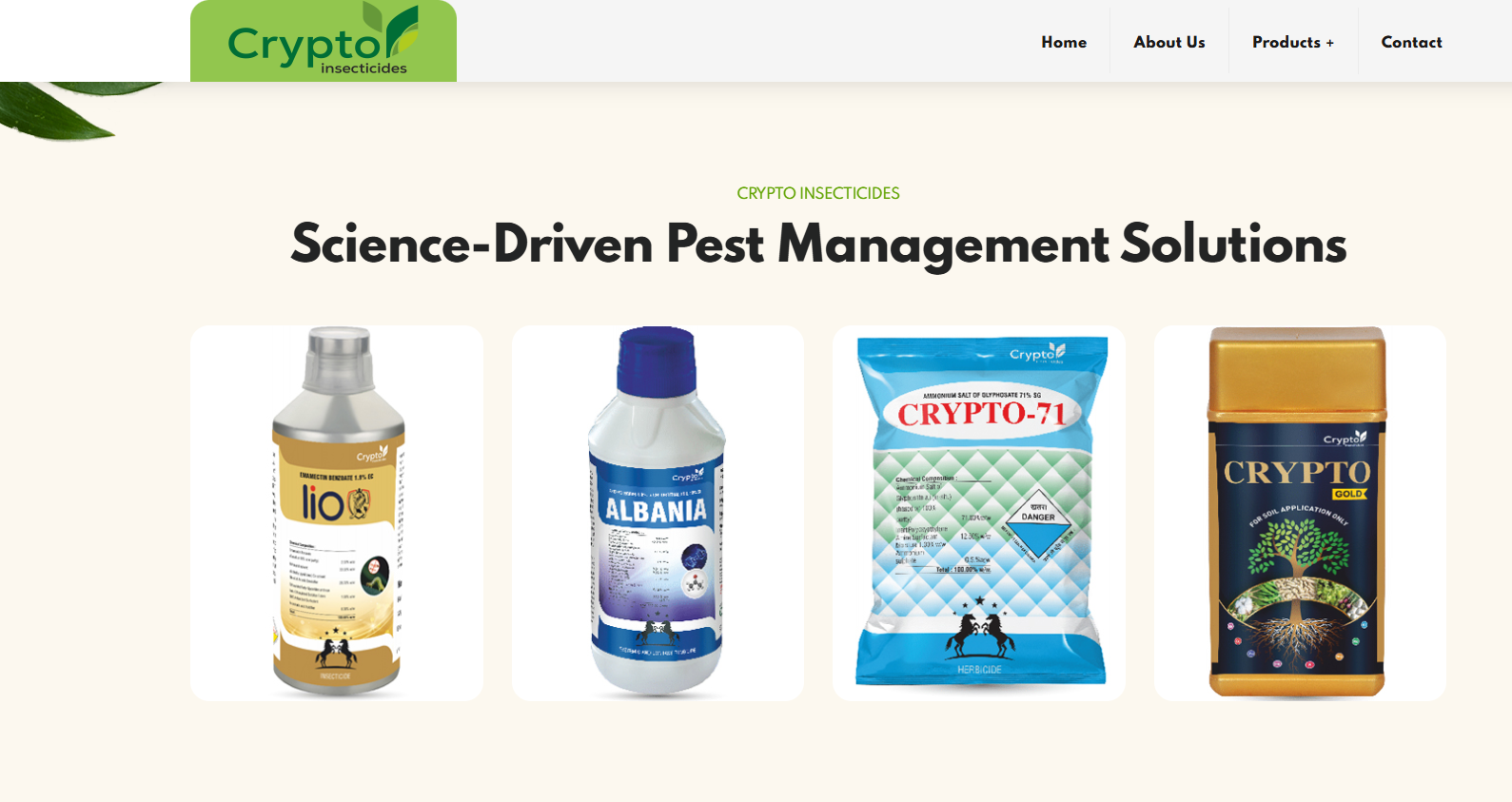 Crypto Insecticides